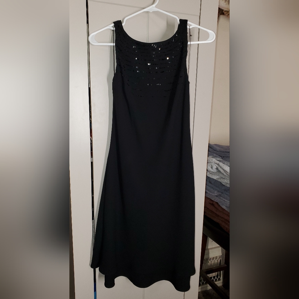Jones New York Black Sleeveless Dress